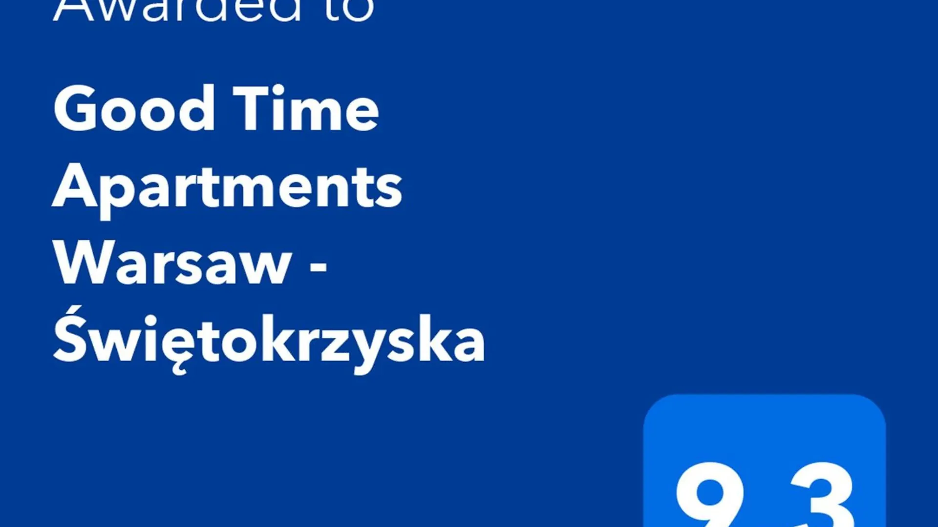 Good Time Apartments Warsaw - Swietokrzyska